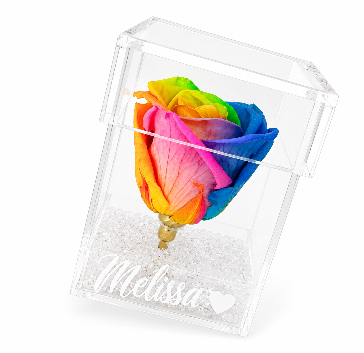 Colourful Forever Rose (Personalized)
