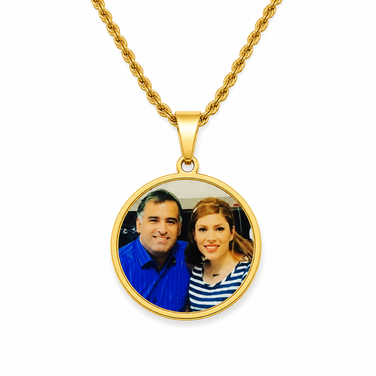 Circle Photo Pendant
