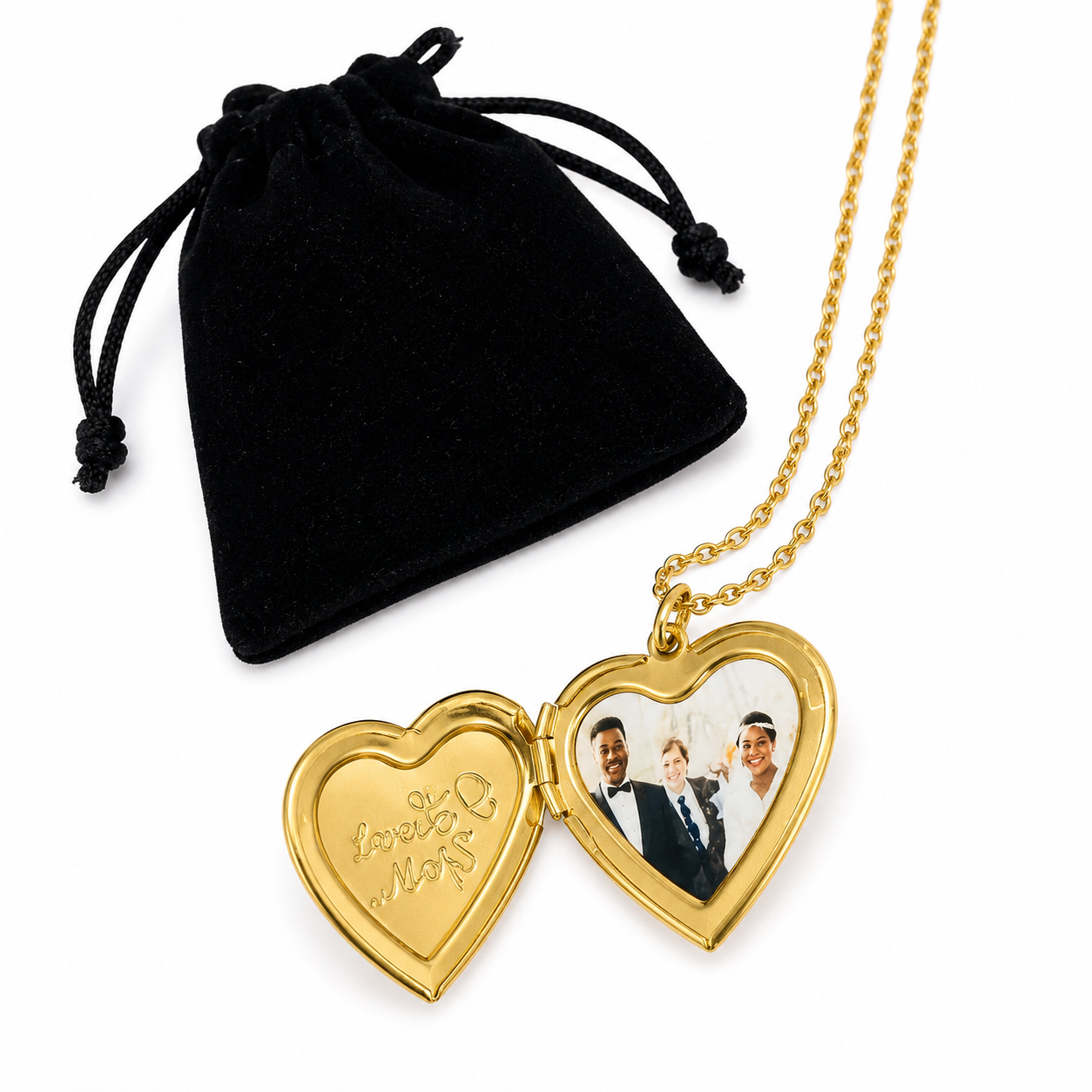 "I Love You" Heart Locket