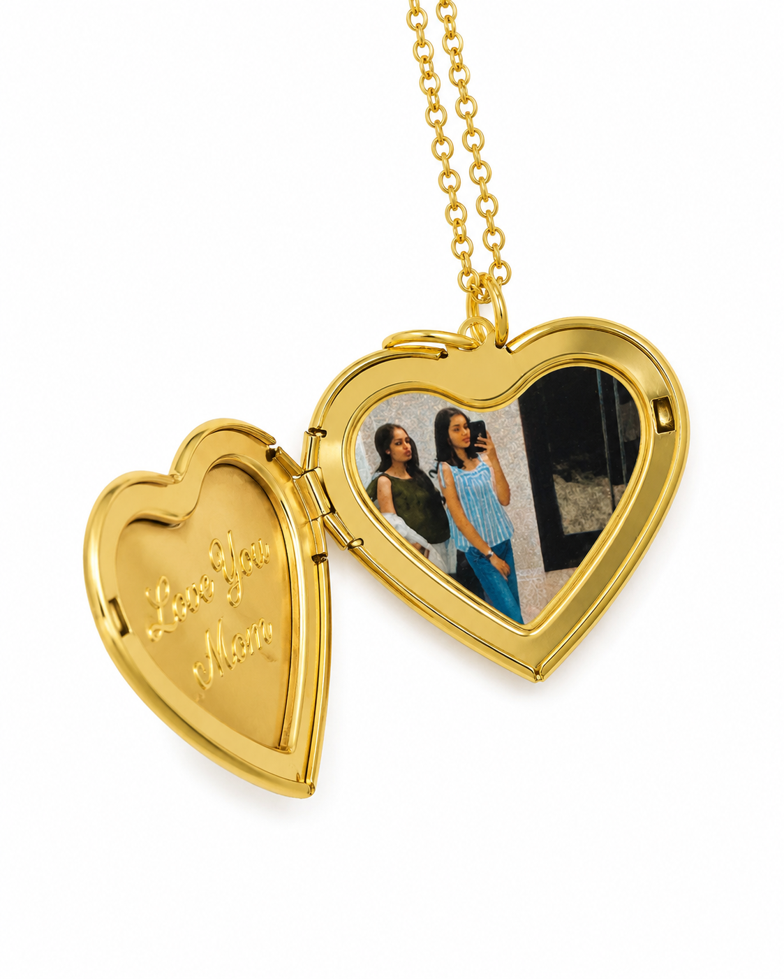 "I Love You" Heart Locket