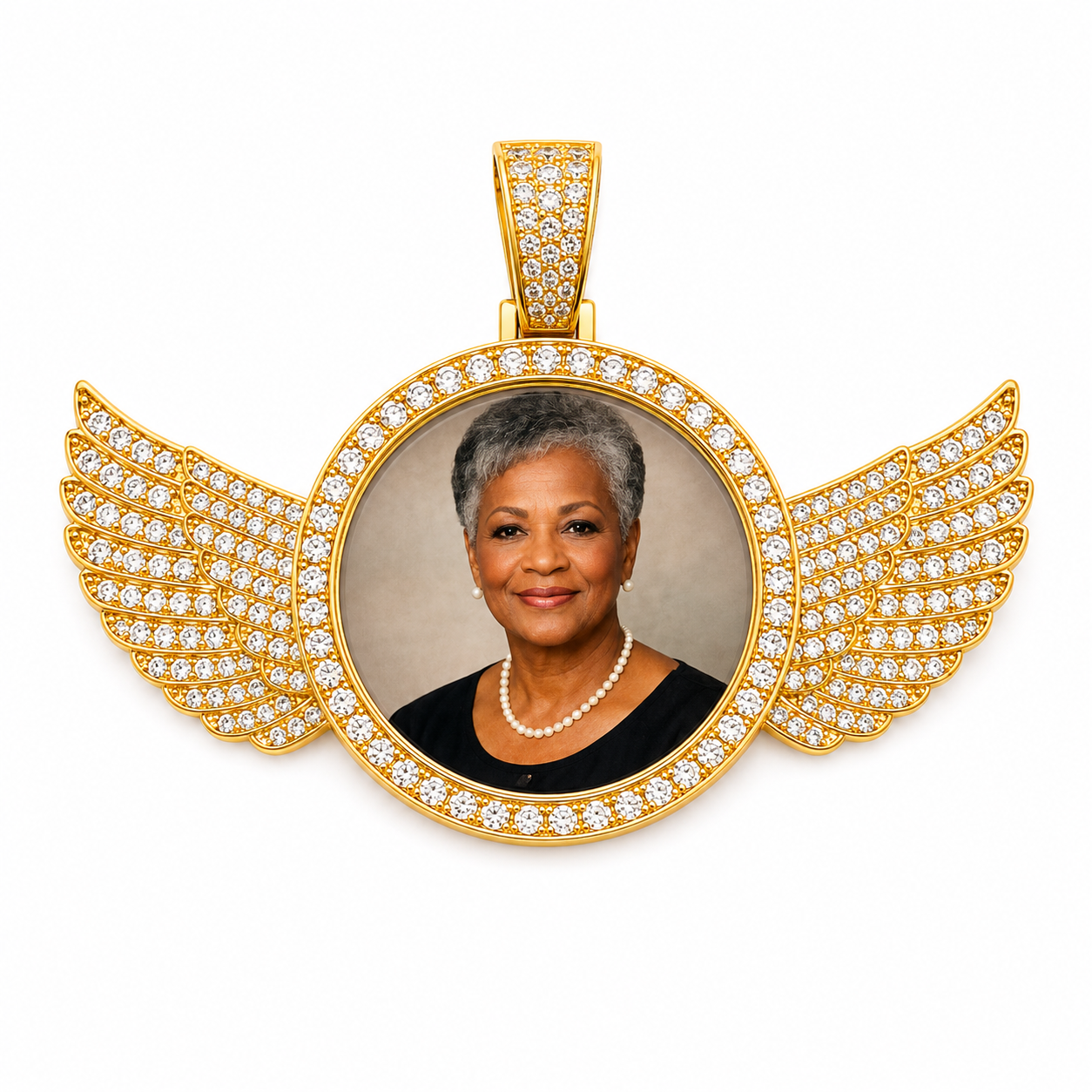 Diamond Wing Pendant