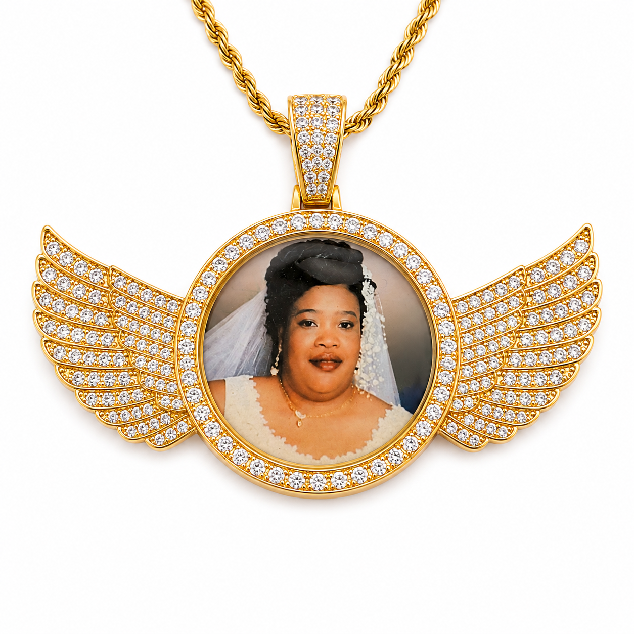 Diamond Wing Pendant