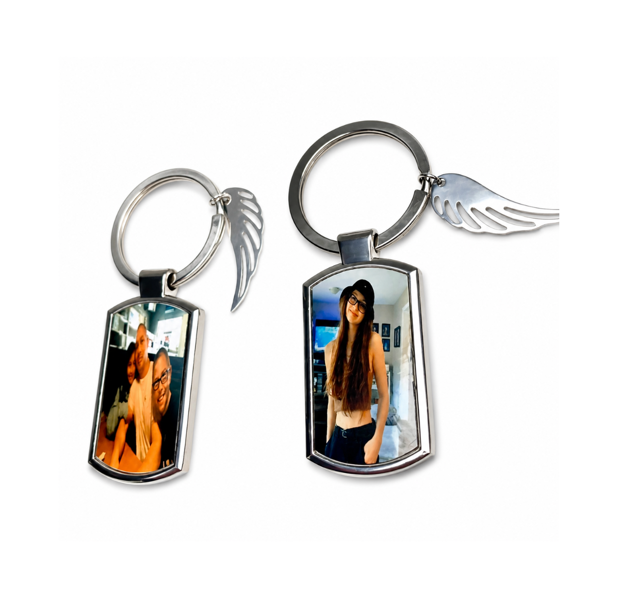 Metal Photo Keychain