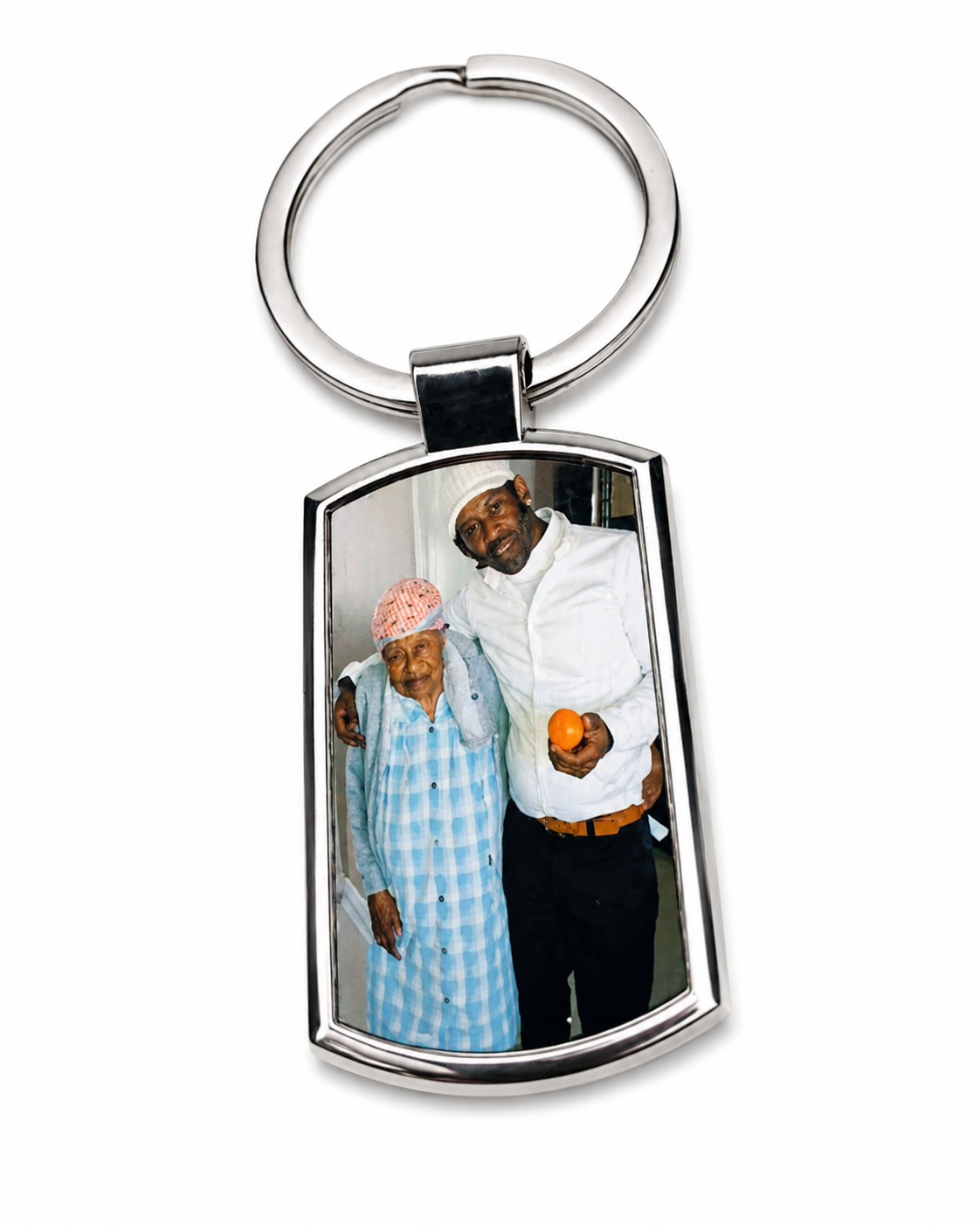 Metal Photo Keychain