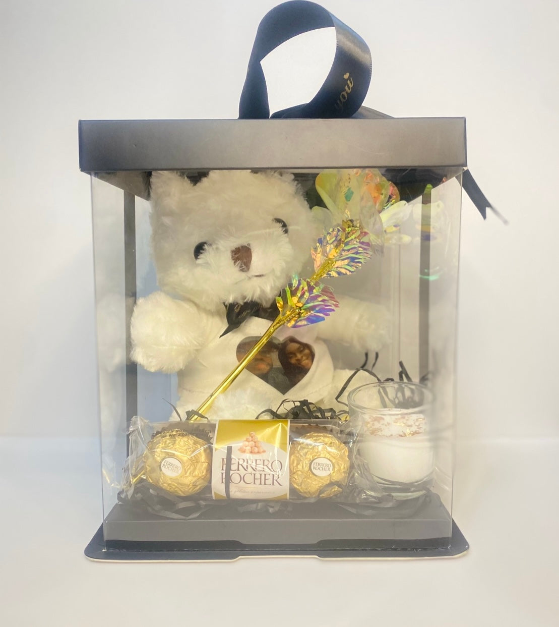 Teddy Bear Gift Box - Photo Teddy Bear Gift Box - Kustom Keepsakez
