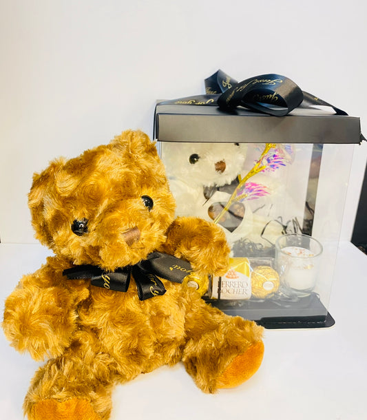 Teddy Bear Gift Box - Photo Teddy Bear Gift Box - Kustom Keepsakez
