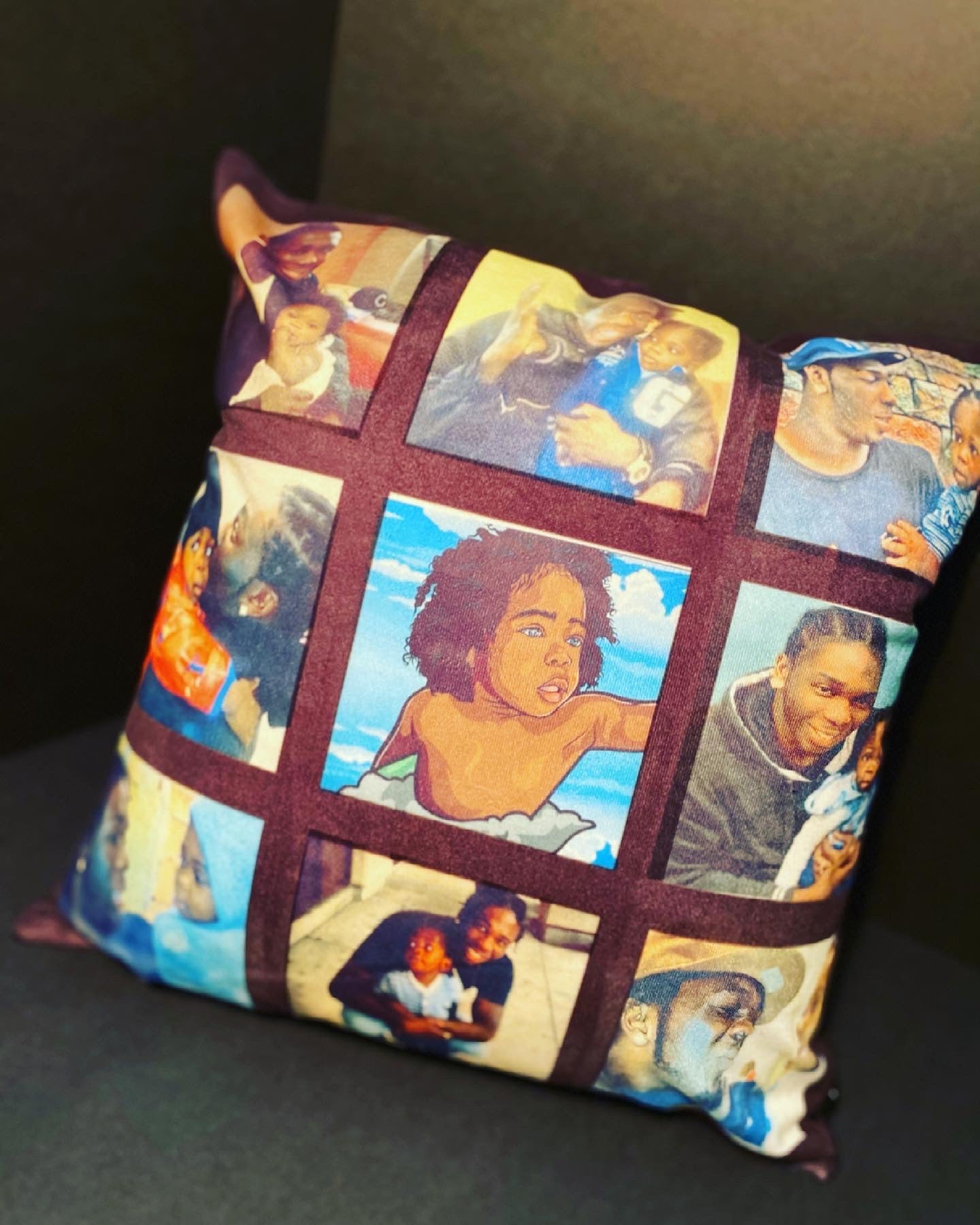 Grid Pillow Case - Printed Pillow Case - Kustom Keepsakez